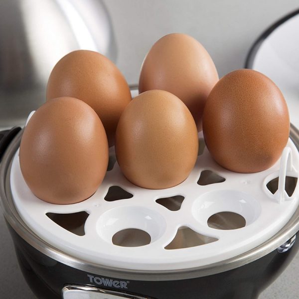 Tower 3in1 Egg Cooker and Poacher – Silver