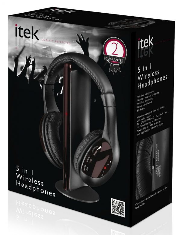 iTek I58016 5in1 Wireless Headphones