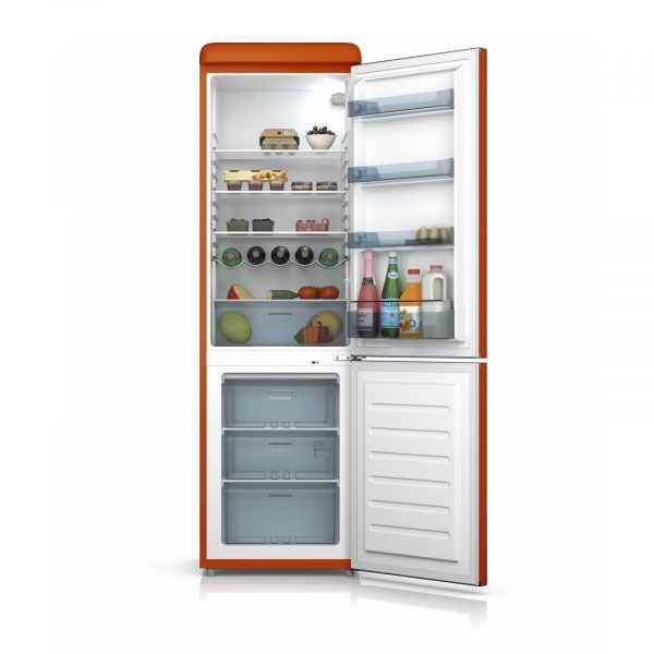 Swan SR11020ON Retro Fridge Freezer – Orange
