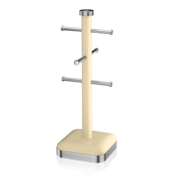 Swan Retro Mug Tree, Cream