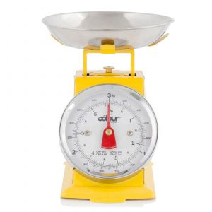 Cook In Colour MCK21003 Traditional Kitchen Scale 3KG – Yellow