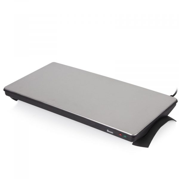 Swan SW12SS XL Cordless Warming Tray 1000W – Stainless Steel