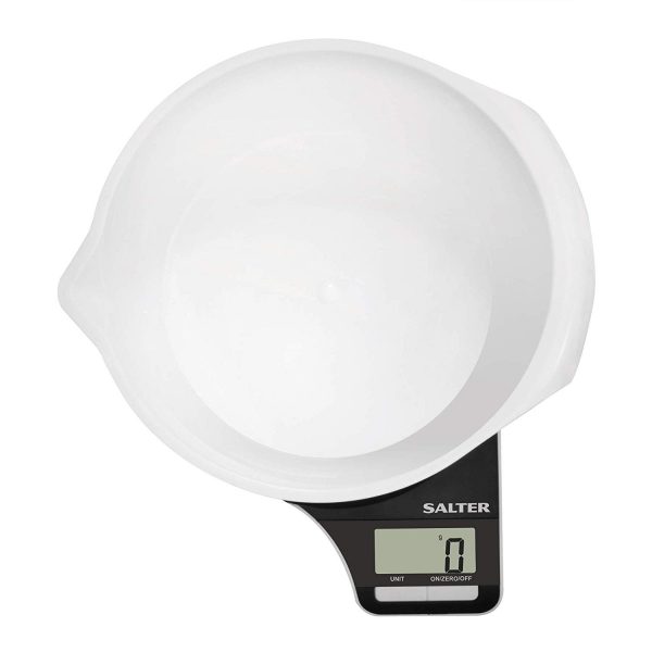 Salter 5kg Electronic Digital Kitchen Scale with Measuring Jug