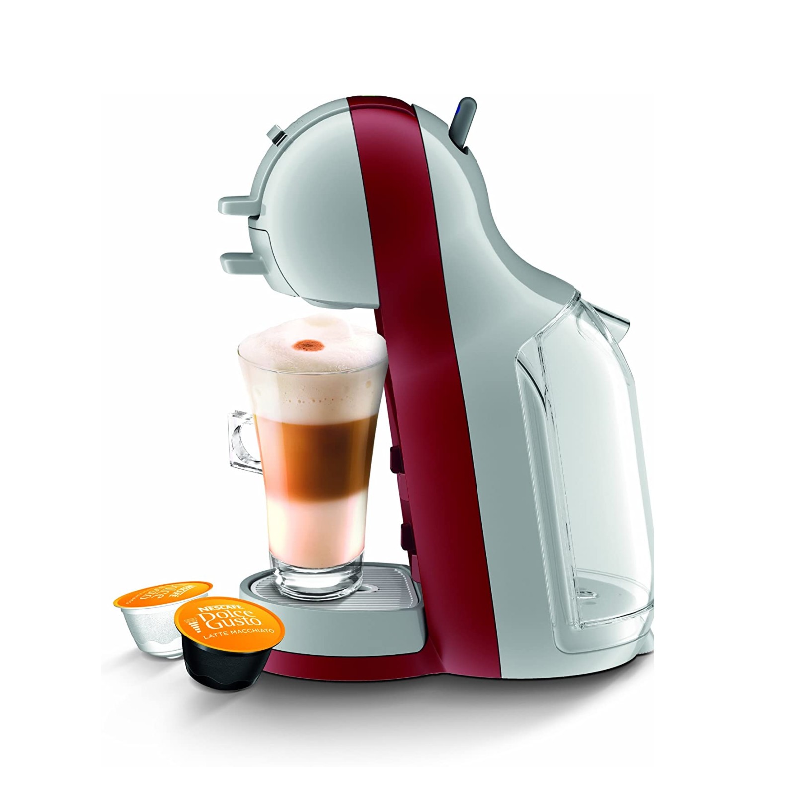 Nescafe Dolce Gusto KP120540 Mini Me Coffee Machine, Red