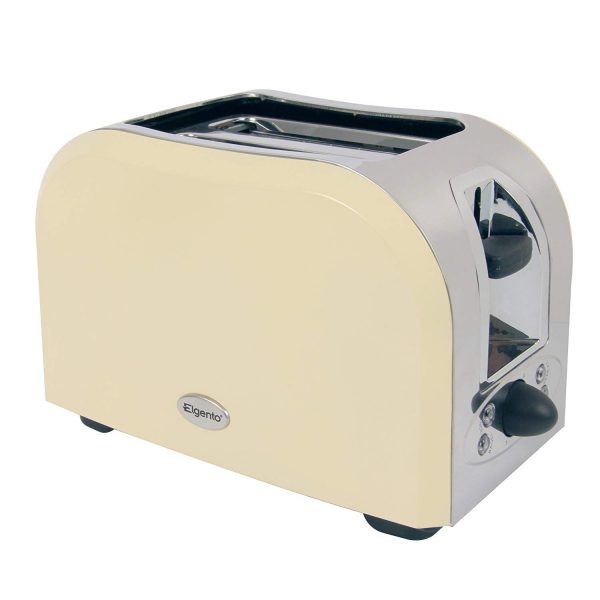 Elgento E449C 2 Slice Toaster – Cream