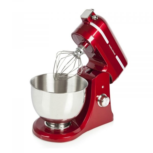 Morphy Richards 48426 Professional Die cast Stand Mixer 800W – Red