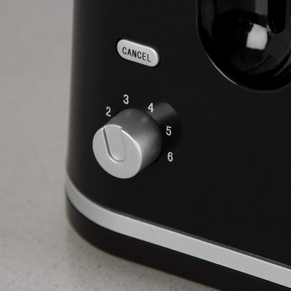 Tower T20009 2 Slice Toaster 870W - Black - Image 3