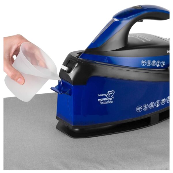 Beldray BEL0905 Right Temp Steam Station and Iron 3000W Blue - Image 3