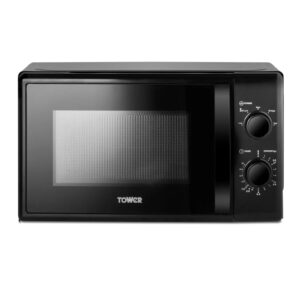 Tower T24034BLK Manual Microwave 700W Black Tower Manual Microwave 700W Black