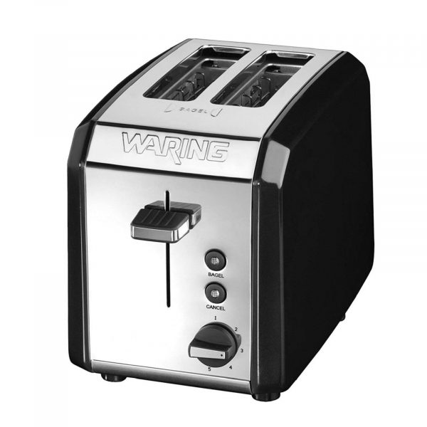 Waring WT200BKU 2 Slice Toaster – Polished Stainless Steel