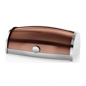 Swan SWKA1011COPN Townhouse Roll Top Bread Bin – Copper