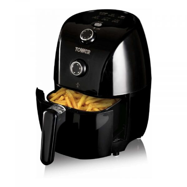 Tower T17025 Compact Air Fryer 1.5L – Black