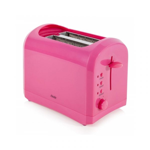 Abode G2SCPT3002P 2 Slice Toaster- Pink
