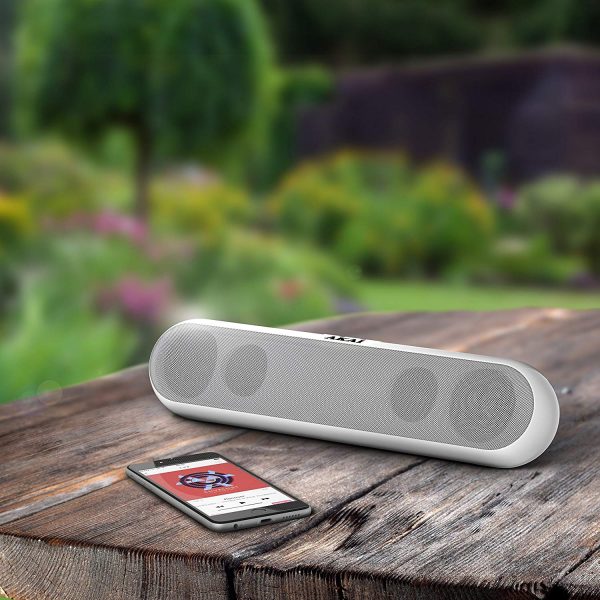 Akai XL A58037W Portable Bluetooth Stereo Speaker – White