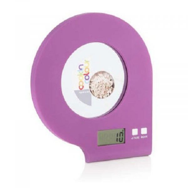 Cook In Colour MCK22002 Kitchen Scale Digital Glass – Purple