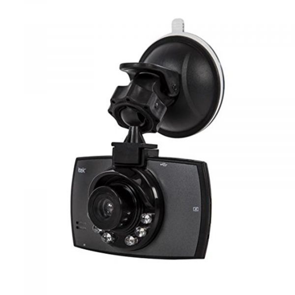 Itek I67001 Slimline HD Car Camera with Motion Detection – Black