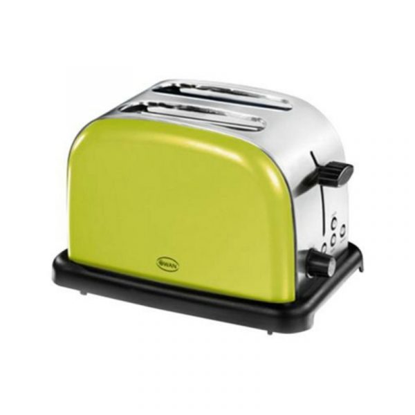 Swan ST14010LIMN Traditional 2 Slice Toaster – Lime Green
