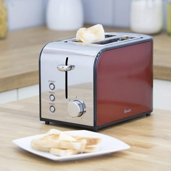 Swan ST17020N 2 Slice Toaster – Red