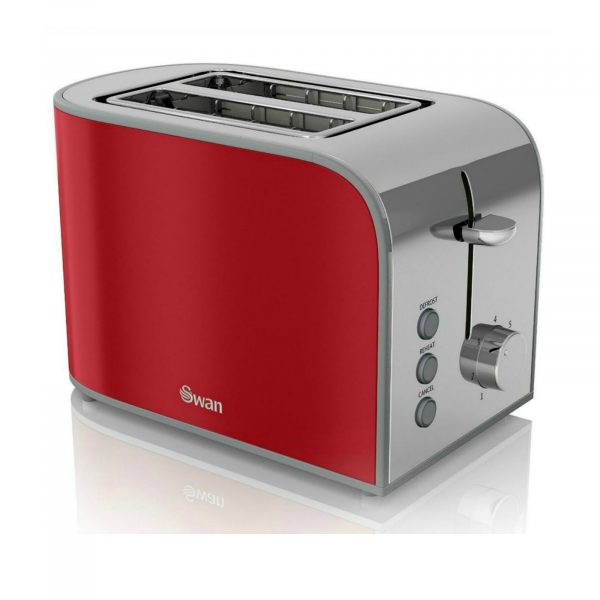 Swan ST17020RN Toaster 2 Slice 800W – Red