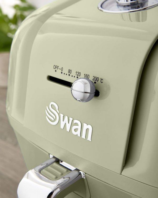 Swan Retro 6L Manual Air Fryer Green SD10510GN