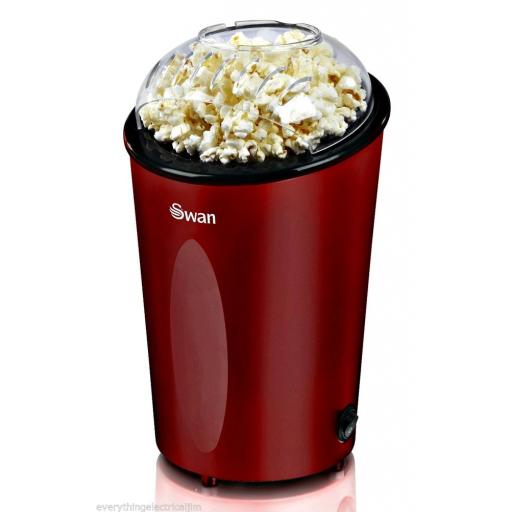 Swan SF14010REDN Popcorn Maker 900W – Red