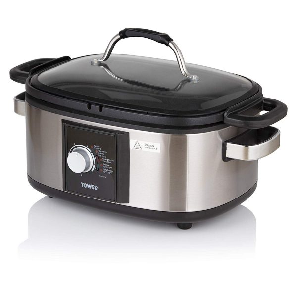 Tower T16017 9in1 Multi Cooker 1500W 5.6L – Black / Stainless Steel