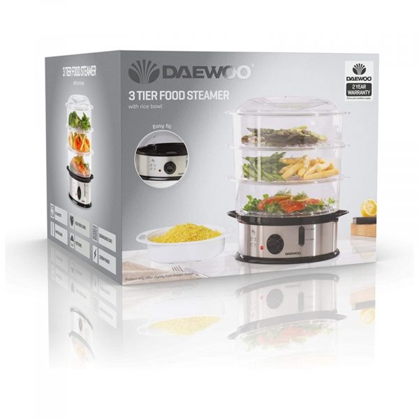 Daewoo 3 Tier Food Steamer