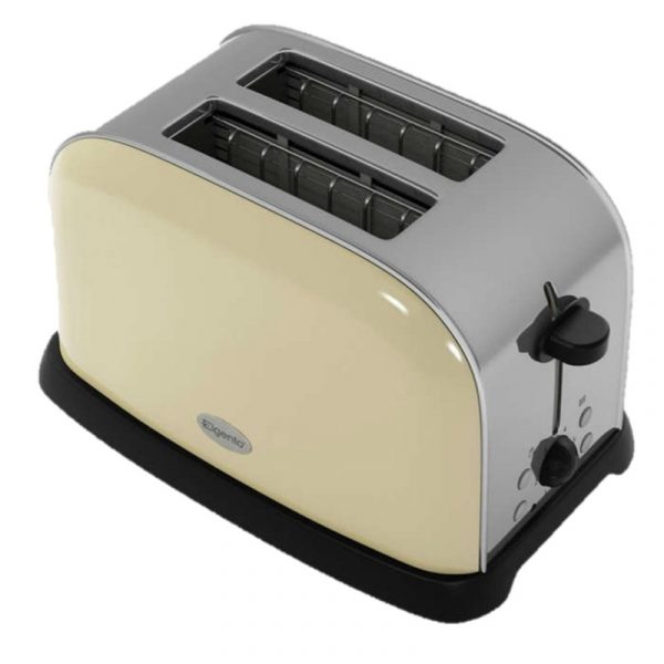 Elgento E447C 2 Slice Toaster – Cream