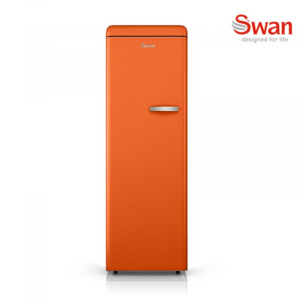 Swan SR11040ON Retro Tall Freezer – Orange