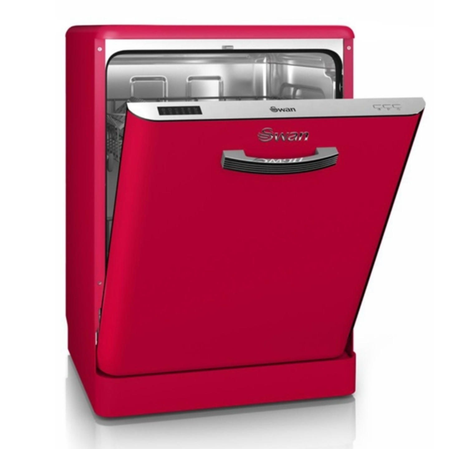 Swan SDW7040RN Retro Dishwasher Red Kettle And Toaster Man Swan SDW7040RN Retro Dishwasher Red Kettle And Toaster Man