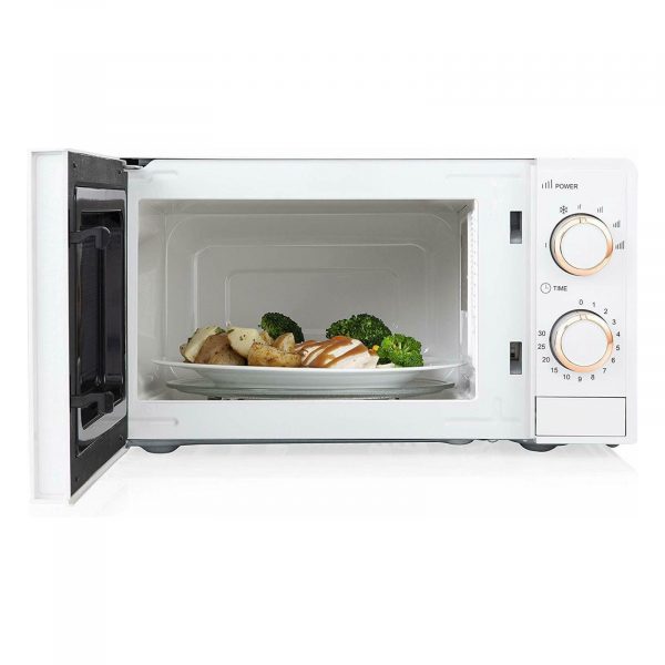 Tower Microwave 17L – White / Rose Gold