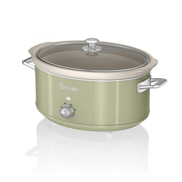 Swan SF17021GN Retro Slow Cooker 3.5L – Green