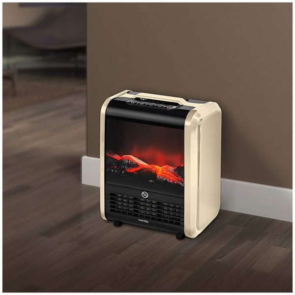 Warmlite WL46011C Mini Fireplace Heater 1500W – Cream