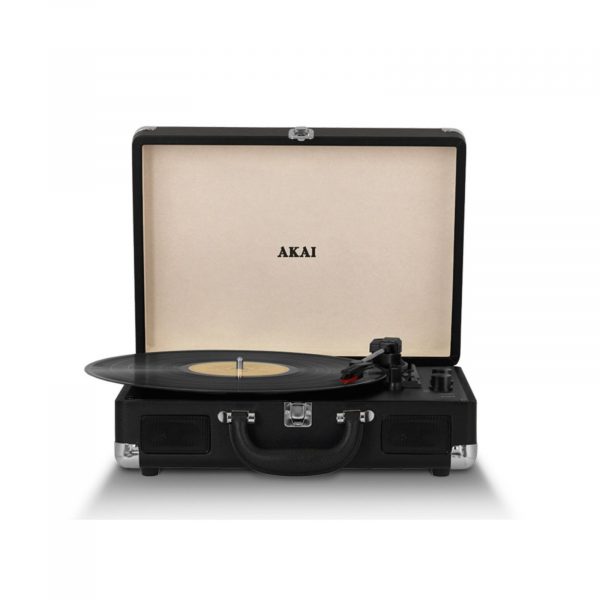 Akai A60024 Retro Briefcase Style Turntable Non Bluetooth