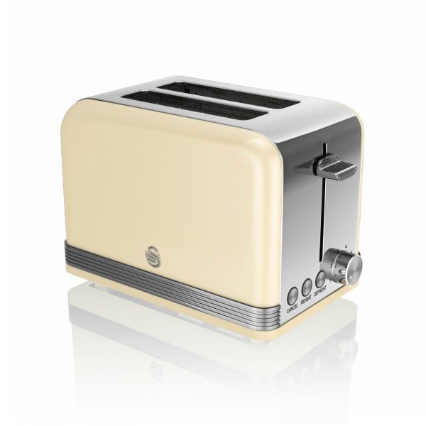 Swan ST19010CN Retro 2 Slice Toaster – Cream