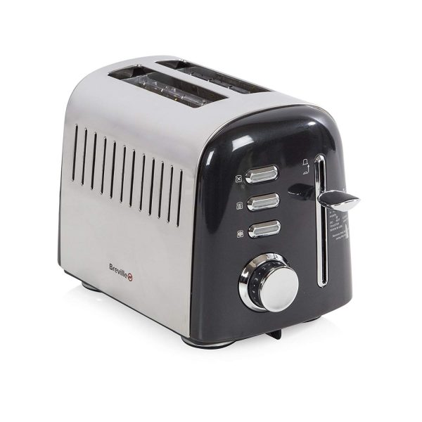 Breville VTT504 2 Slice Toaster – Polished Stainless Steel / Black