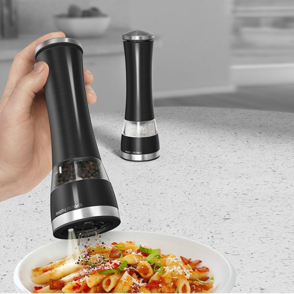 Morphy Richards 974220 Accents Electronic Salt and Pepper Mill Black
