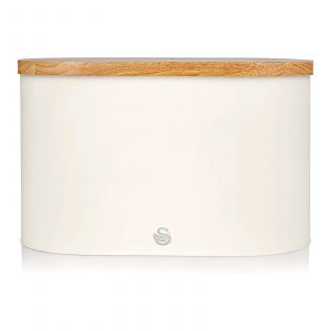 Swan Nordic Bread Bin – Cotton White
