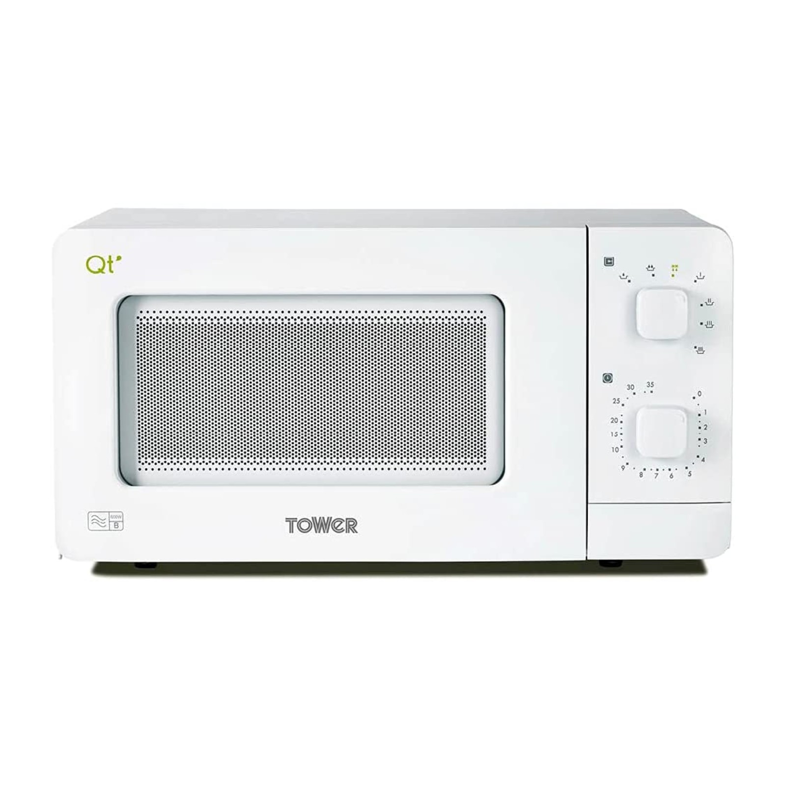 Tower QT1T 14 Litre 600W Compact Manual Control Microwave Oven QT1 - Kettle  and Toaster Man