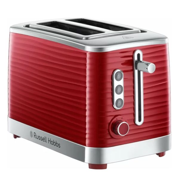 Russell Hobbs 24372 Inspire 2 Slice Red Toaster 1800w Brand New