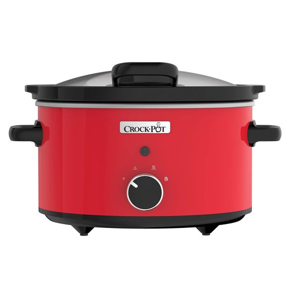 Crock-Pot CSC037 3.5L Hinged lid Slow Cooker Brand New Red