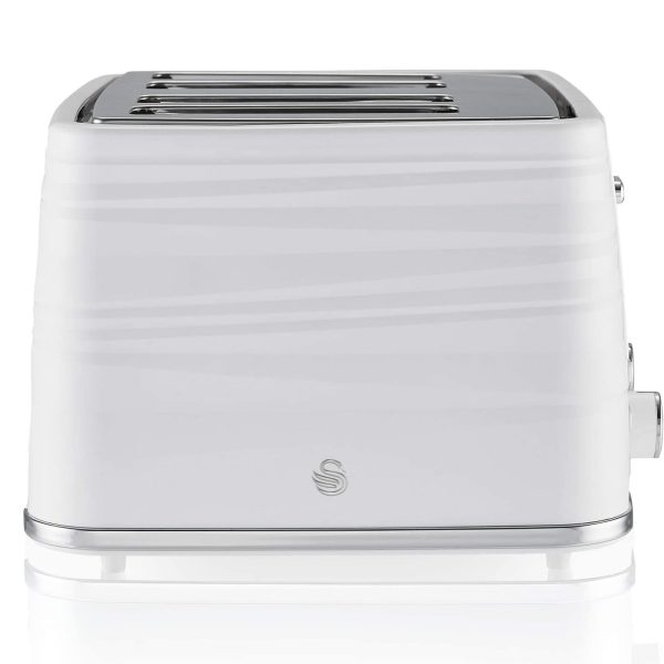 Swan ST31054WN 4-Slice Symphony Toaster, White Brand New