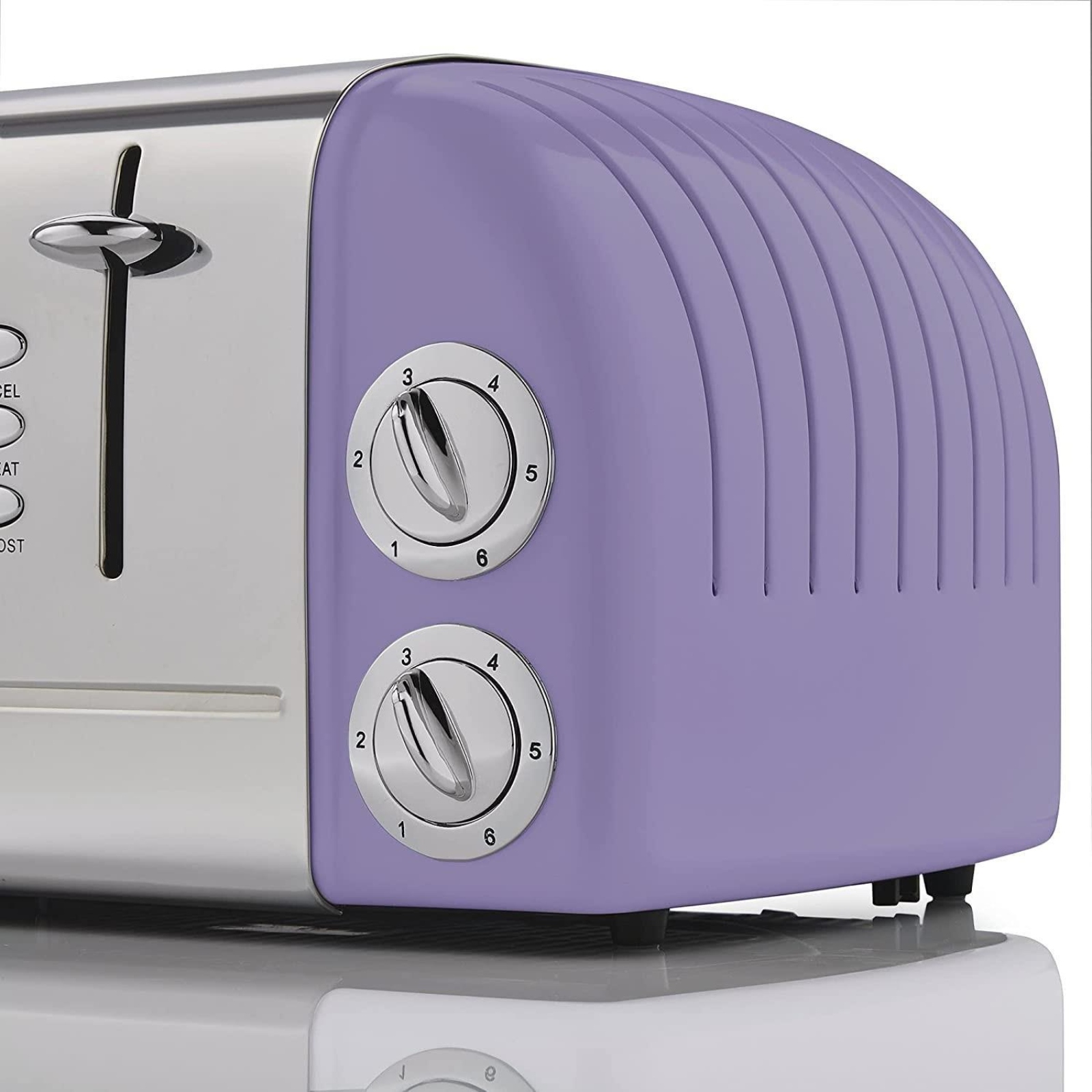 Swan Retro Toaster - 4 Slices - Purple 