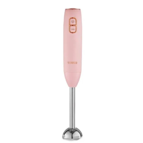 Tower  T12059PNK Cavaletto 600w Stick Blender Pink Brand New