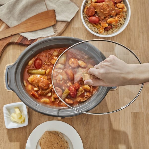 Tower Scandi 3.5L Slow Cooker T16034GRY - Image 3