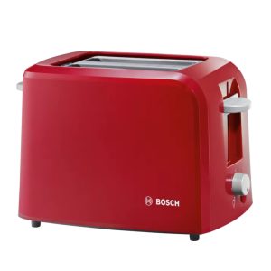 Bosch compact red 2 slice toaster TAT3A014GB