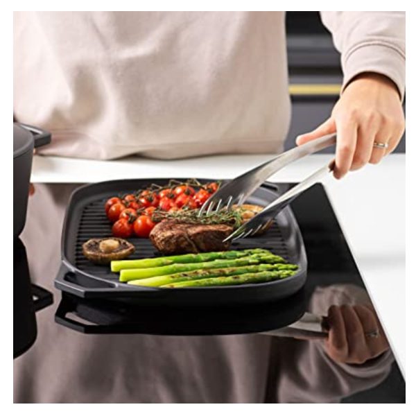 Fissler P506531 Griddle Plate Grill Pan, Cast Iron
