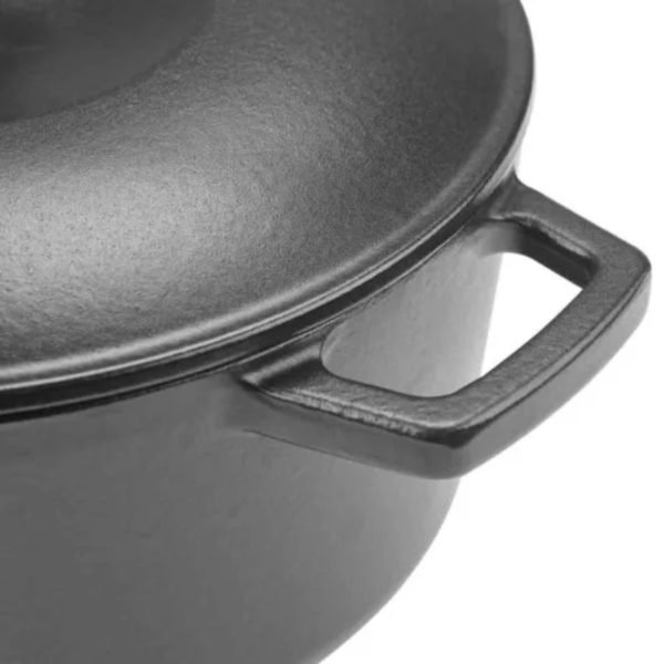 Fissler P506530 Cast Iron Round Casserole Dish With Self Basting Lid 4.2L 24Cm