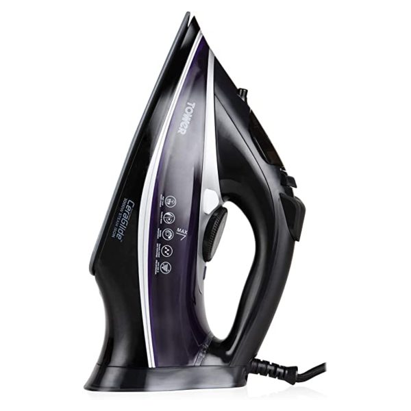 Tower T22013PR CeraGlide Ultra-Speed Steam Iron with Variable Steam Function