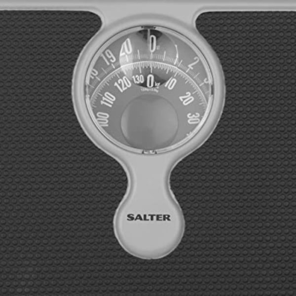 Salter Magnifying Lens Mechanical Scale Black 484SBFEU16